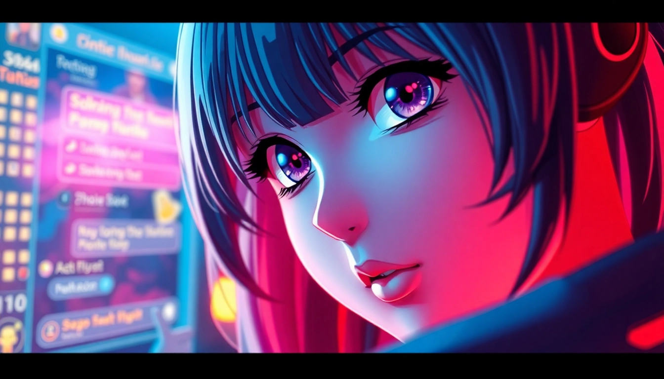 Engaging scene of a realistic-looking NSFW AI chat conversation on a sleek screen, emphasizing unfiltered nsfw ai chat with vivid visuals and suggestive atmosphere for screen readers.